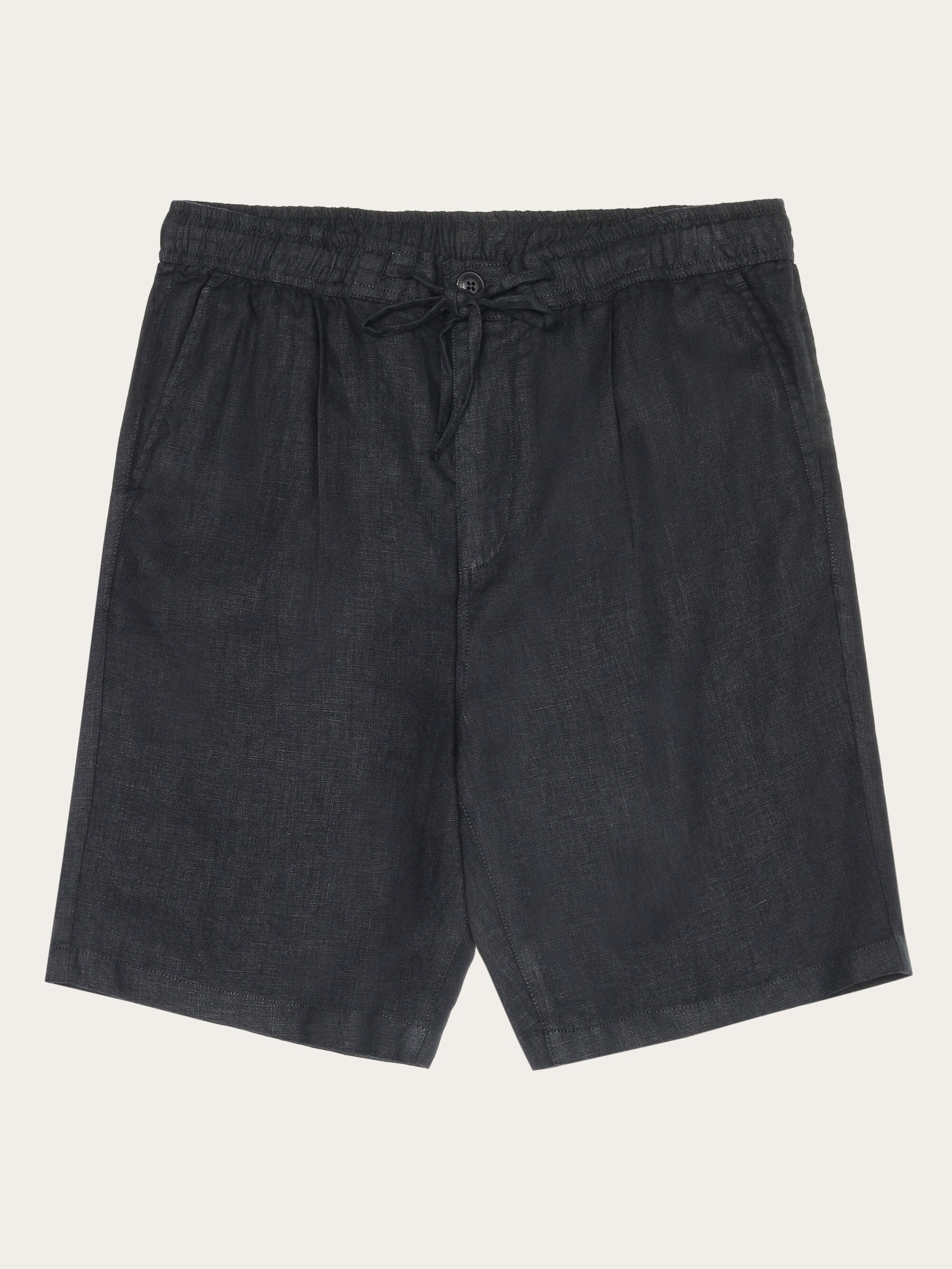 ウェア CRATE Loopline Shorts LT BLACK Loose Linen shorts - Black Jet – KnowledgeCotton Apparel Europe