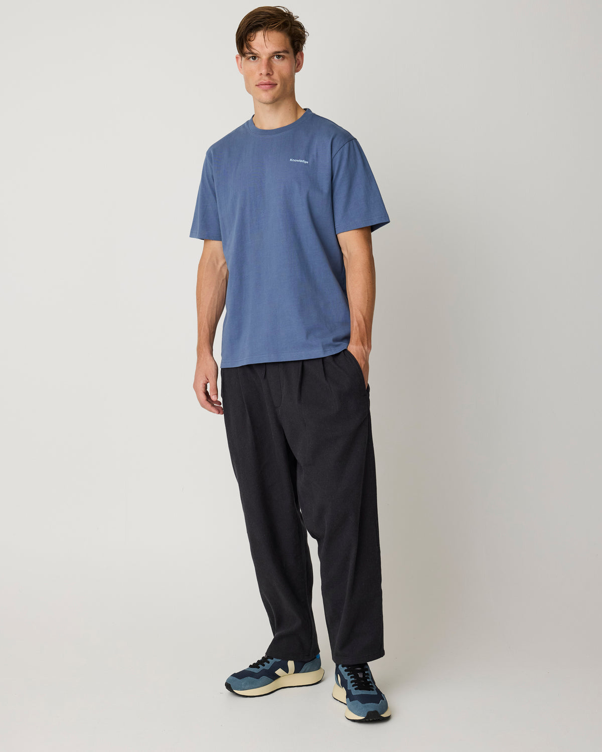 Ozone relaxed flannel pant - Night Sky