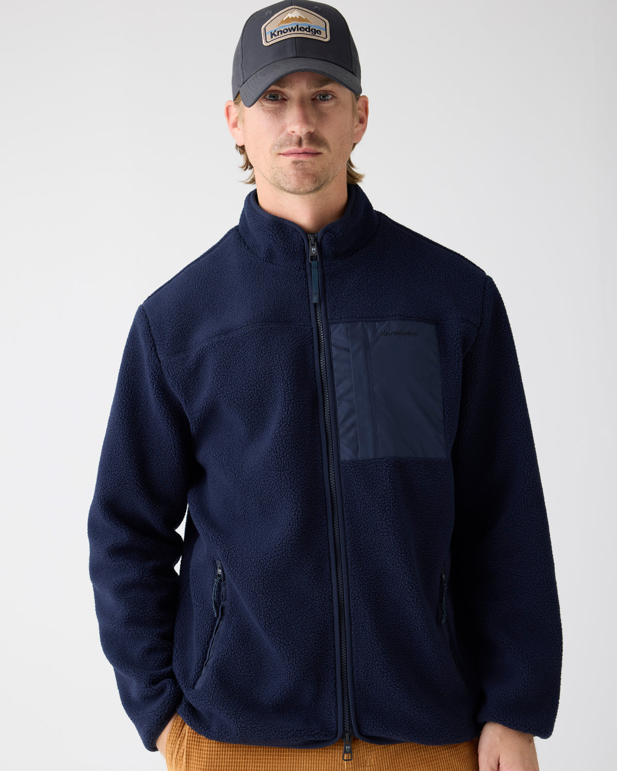 Loose Fit Zip Fleece - Night Sky