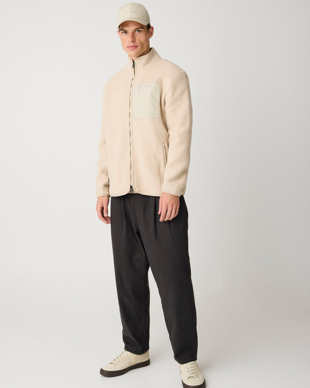Wool fleece full zip - Item Colour