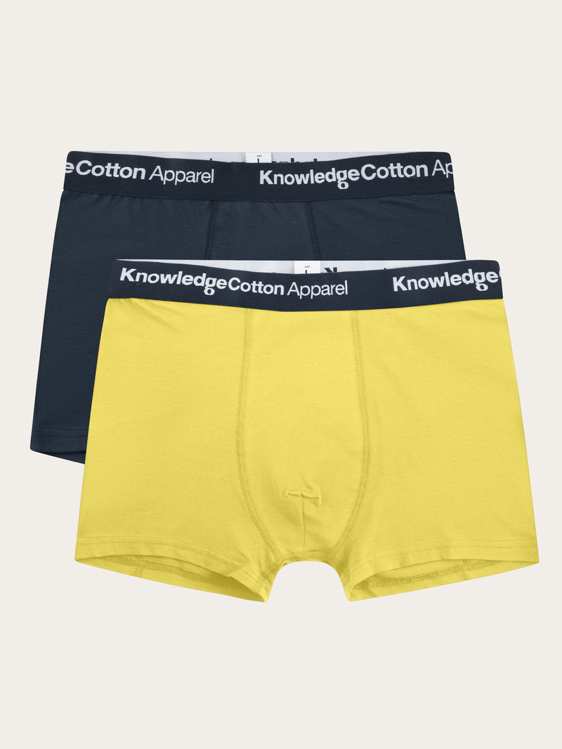 KnowledgeCotton Apparel - MEN 2 pack underwear Underwears 1464 Calendula