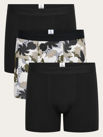 KnowledgeCotton Apparel - MEN 3 pack boxer briefs Underwears 9999 Item Colour