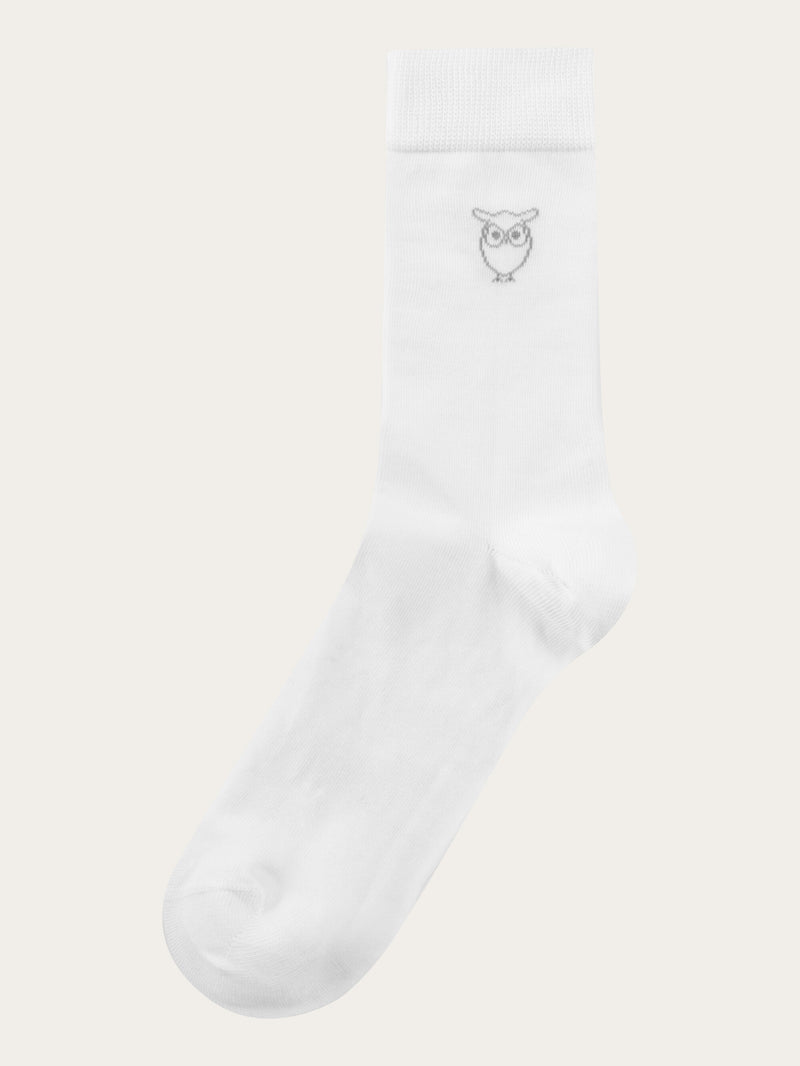 KnowledgeCotton Apparel - MEN 4-pack socks - solid socks Socks 1228 Light feather gray