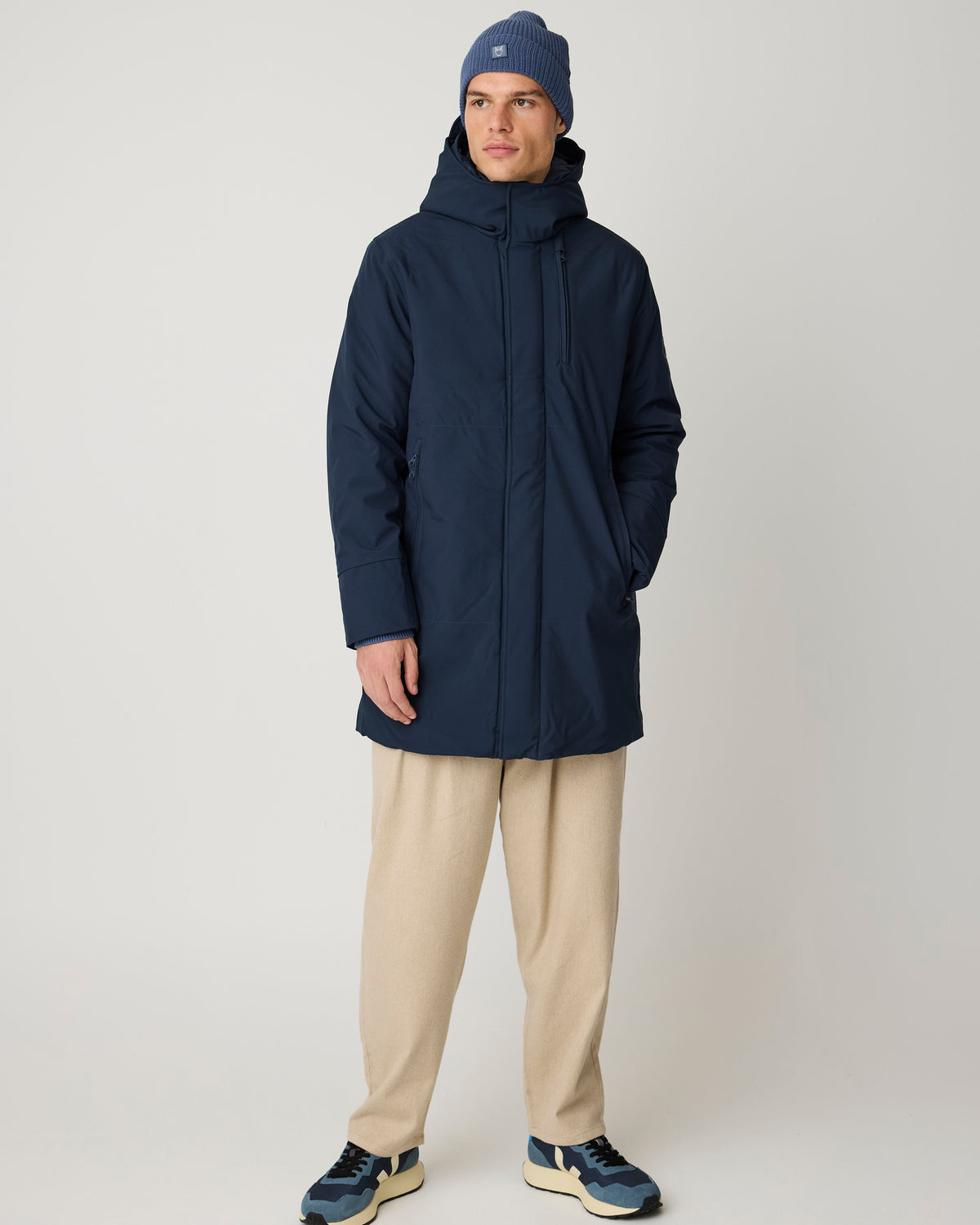 Long soft shell jacket CLIMATE SHELL™ - Total Eclipse