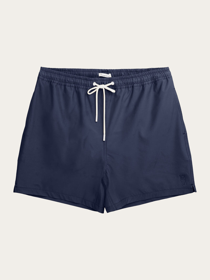 KnowledgeCotton Apparel - MEN BAY stretch swimshorts Swimshorts 1001 Total Eclipse