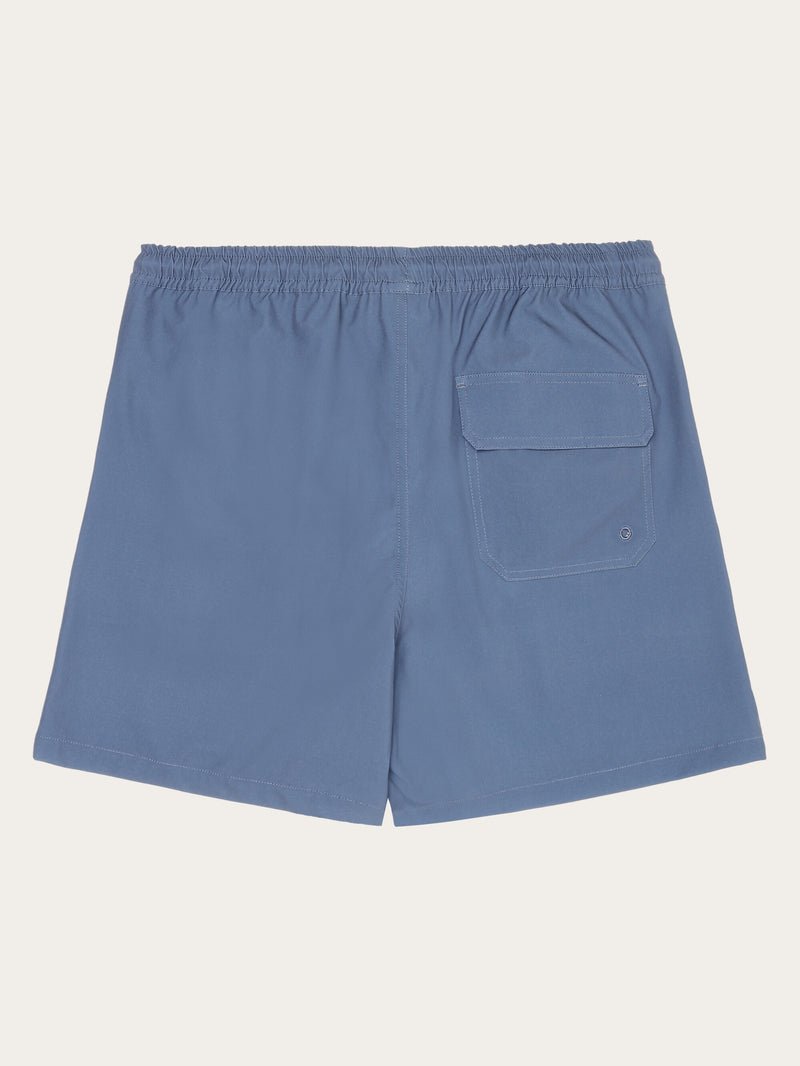 KnowledgeCotton Apparel - MEN BAY stretch swimshorts Swimshorts 1226 Vintage Indigo