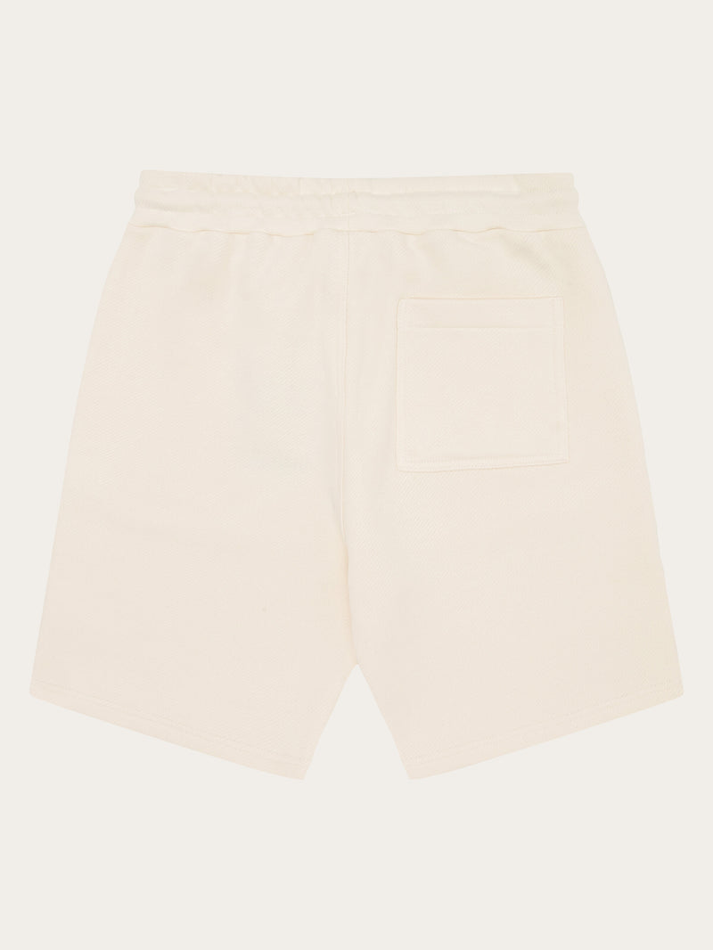 KnowledgeCotton Apparel - MEN BIRCH sweat shorts - GOTS/Vegan Shorts 1387 Egret