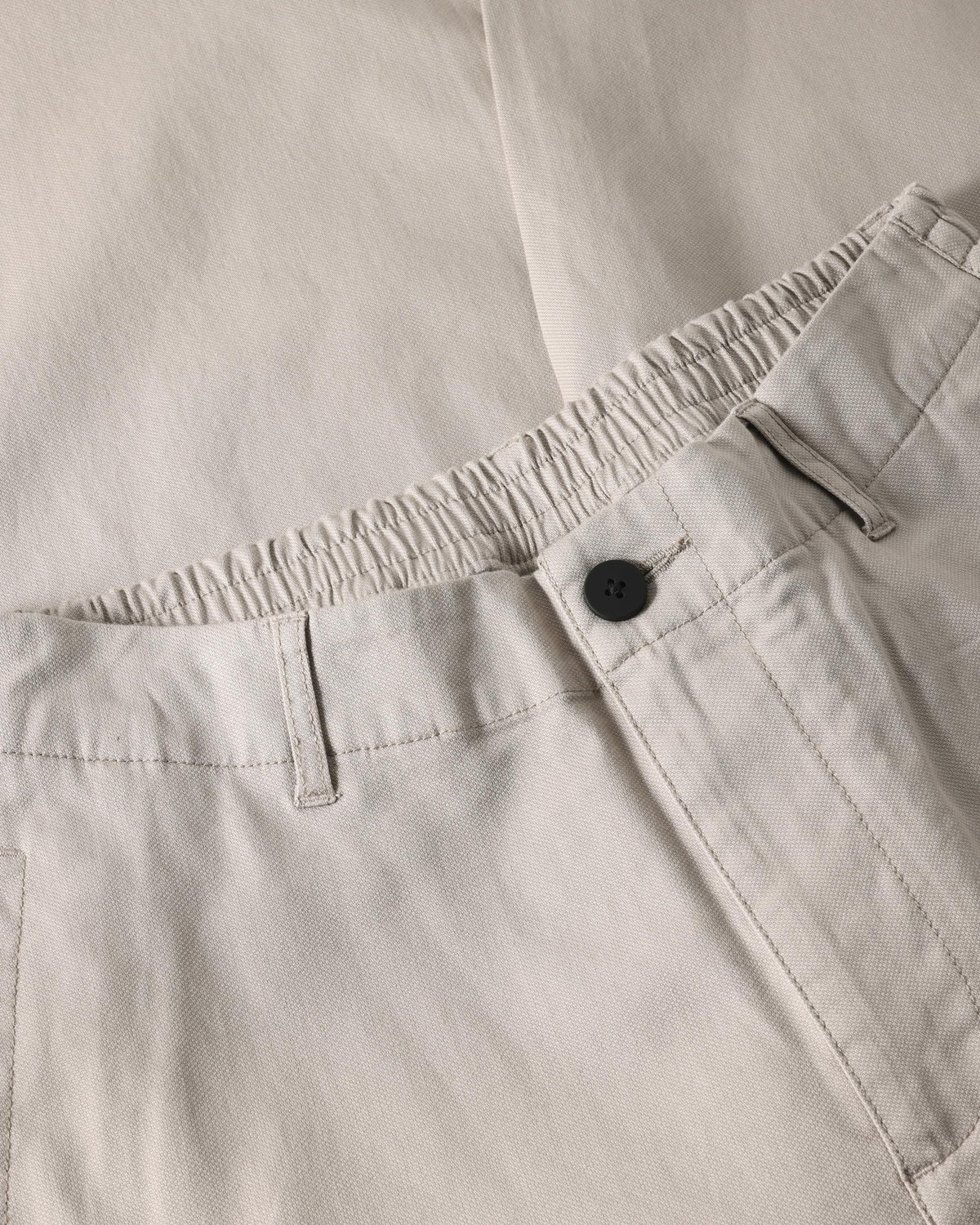 KnowledgeCotton Apparel - WMN Bloom barrel pique pants Pants 1228 Light feather gray