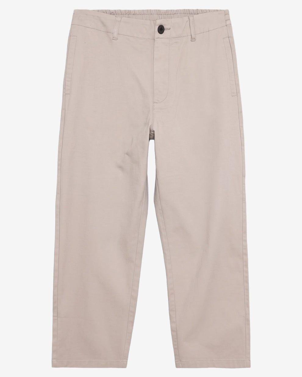 KnowledgeCotton Apparel - WMN Bloom barrel pique pants Pants 1228 Light feather gray