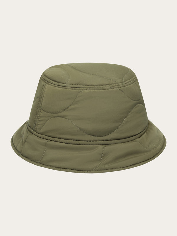 KnowledgeCotton Apparel - UNI Bucket hat Hats 1100 Dark Olive