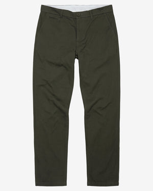 KnowledgeCotton Apparel - MEN CHUCK regular twill chino pants Pants 1090 Forest Night