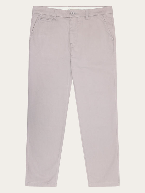 KnowledgeCotton Apparel - MEN CHUCK regular twill chino pants Pants 1227 Alloy