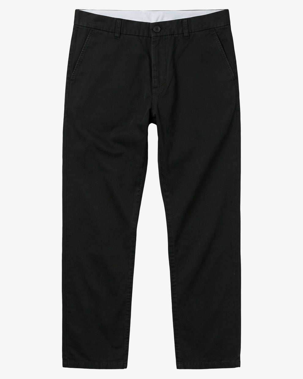 KnowledgeCotton Apparel - MEN CHUCK regular twill chino pants Pants 1300 Black Jet