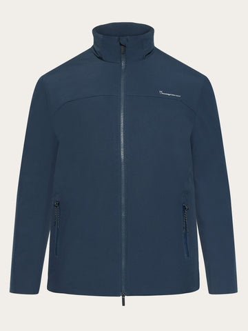 KnowledgeCotton Apparel - MEN CLIMATE SHELL™ jacket - GRS/Vegan Jackets 1001 Total Eclipse