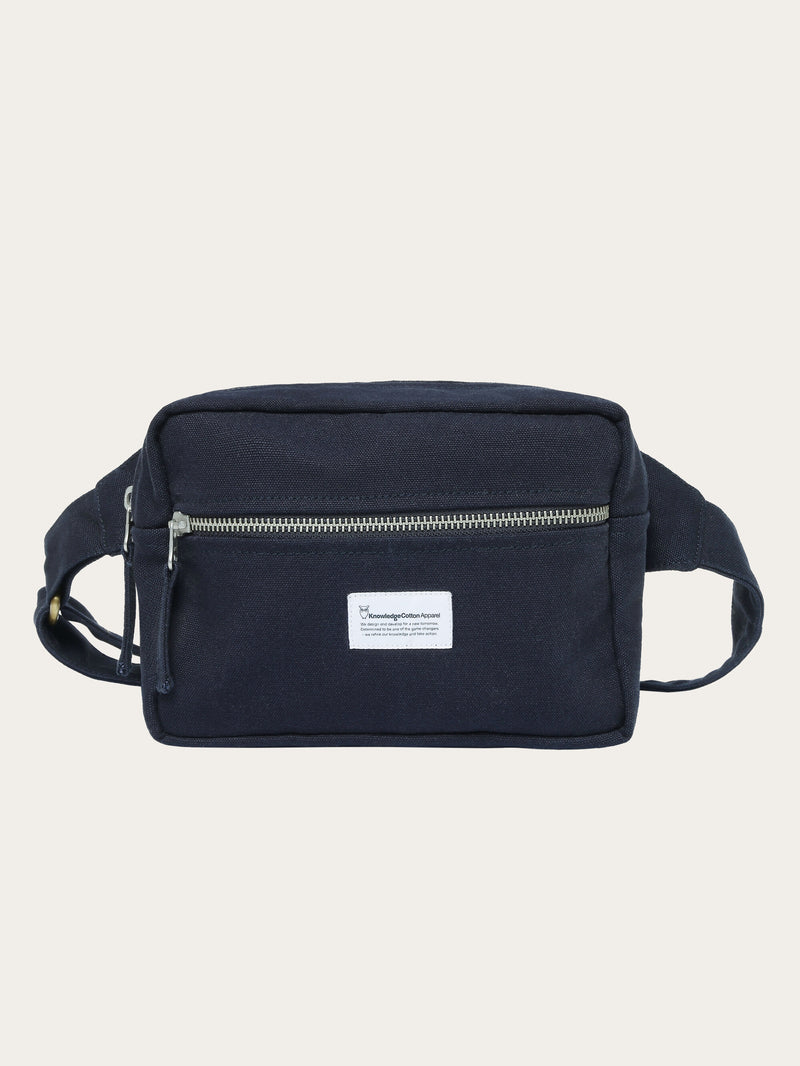 KnowledgeCotton Apparel - UNI Canvas bumbag - GOTS/Vegan Bags 1412 Night Sky