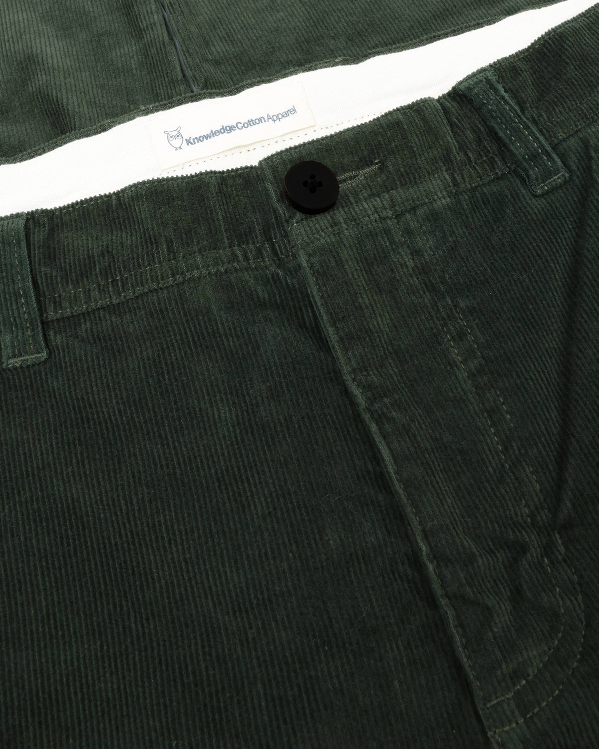 KnowledgeCotton Apparel - MEN Chuck regular corduroy pants Pants 1090 Forest Night
