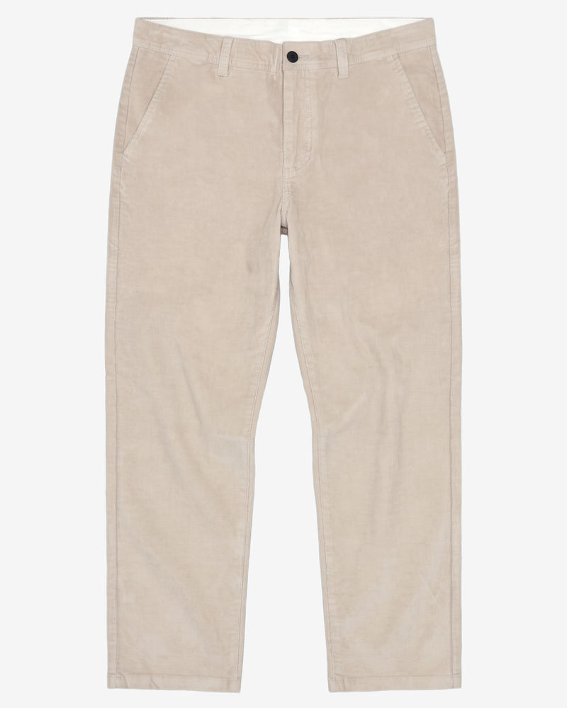 KnowledgeCotton Apparel - MEN Chuck regular corduroy pants Pants 1228 Light feather gray