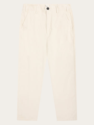 KnowledgeCotton Apparel - MEN Chuck regular corduroy pants Pants 1387 Egret
