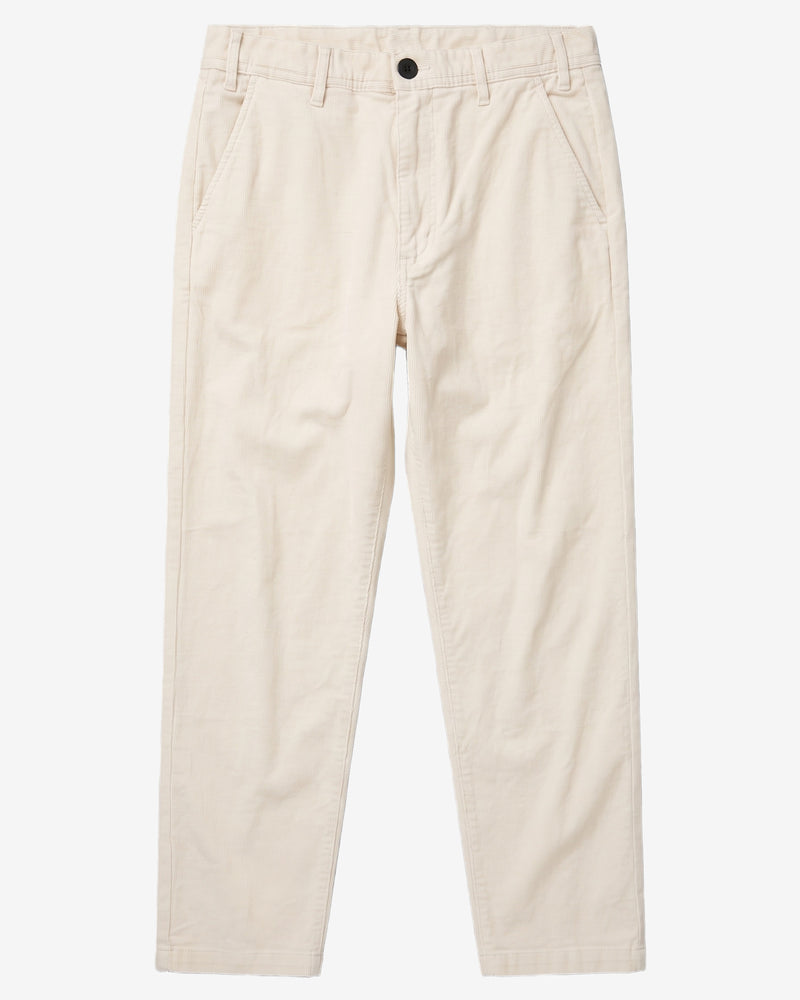 KnowledgeCotton Apparel - MEN Chuck regular corduroy pants Pants 1387 Egret