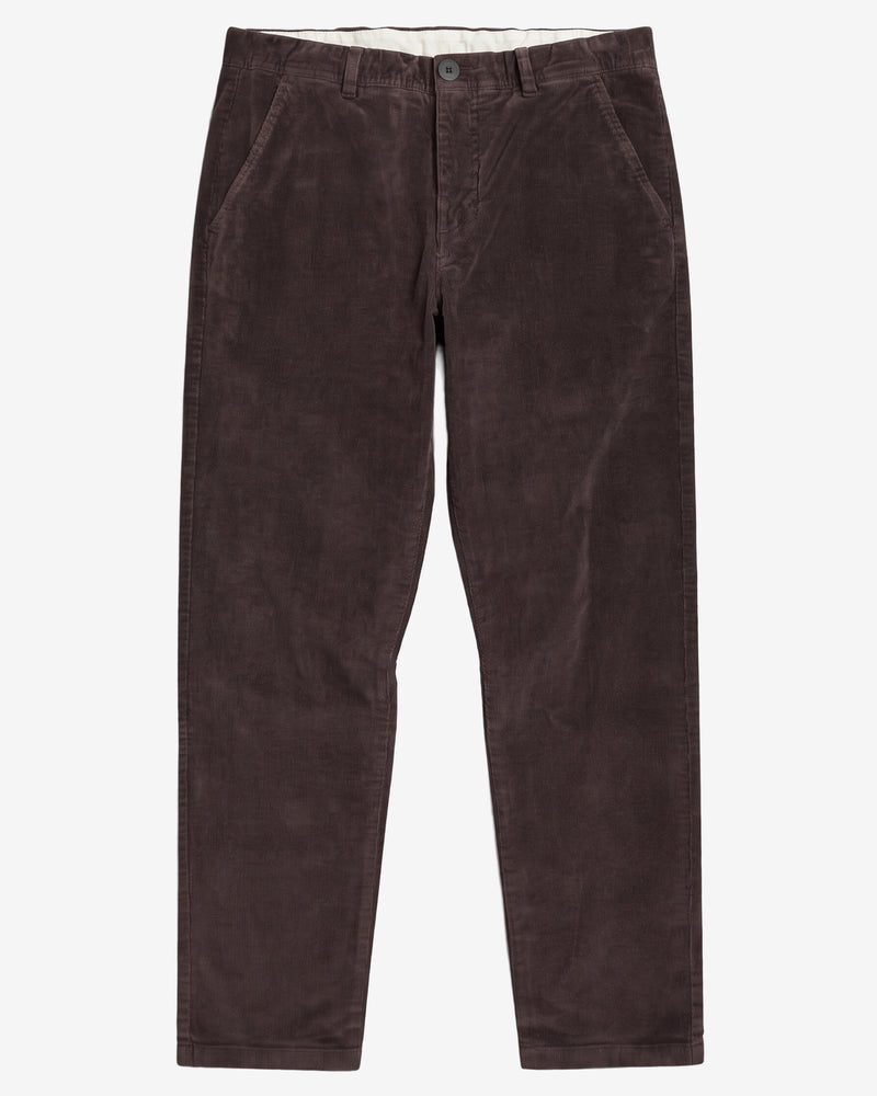 KnowledgeCotton Apparel - MEN Chuck regular corduroy pants Pants 1487 Chocolate Torte