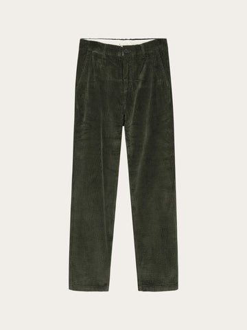 KnowledgeCotton Apparel - MEN Chuck regular corduroy pants Pants 1090 Forest Night
