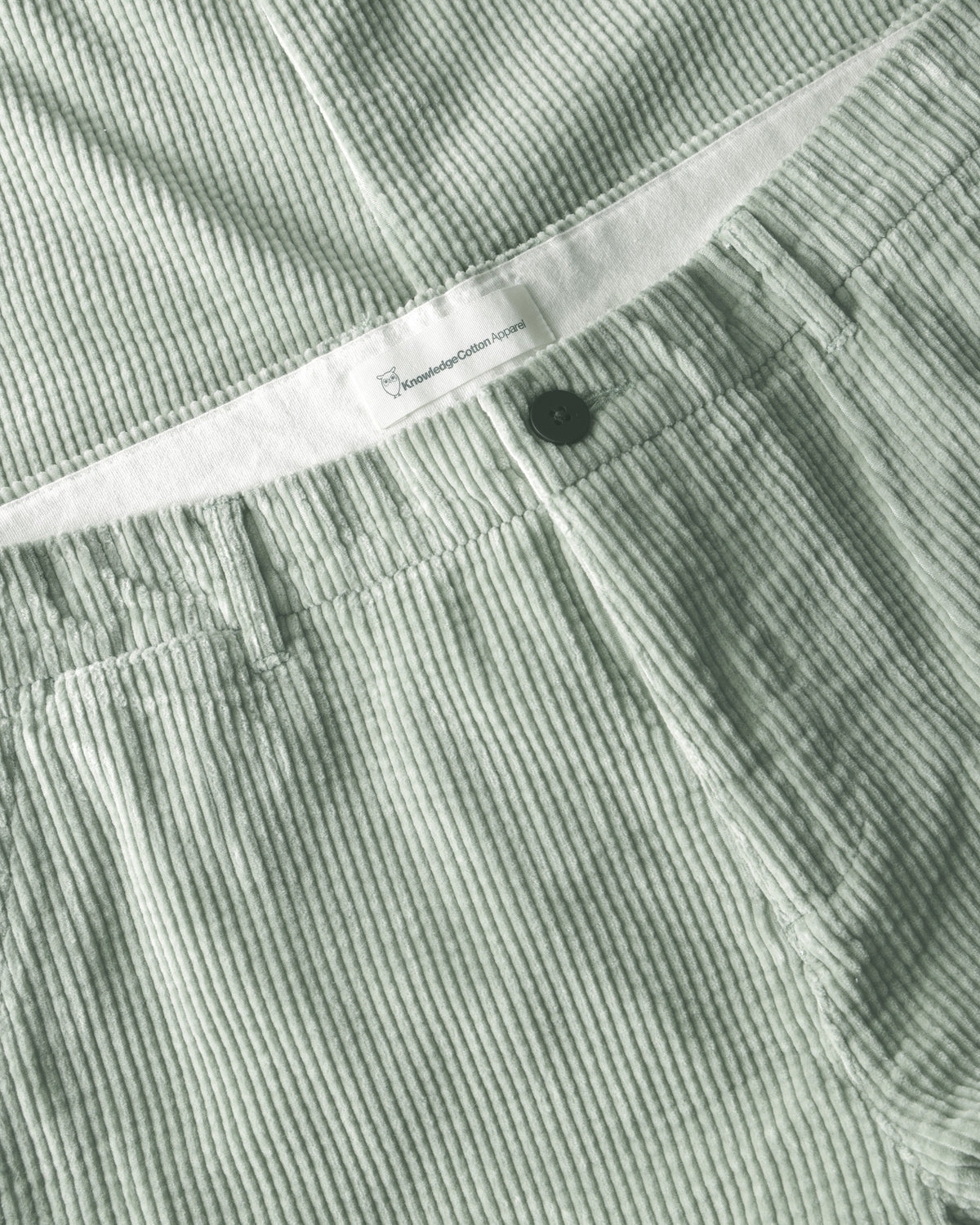 KnowledgeCotton Apparel - MEN Chuck regular corduroy pants Pants 1396 Lily Pad