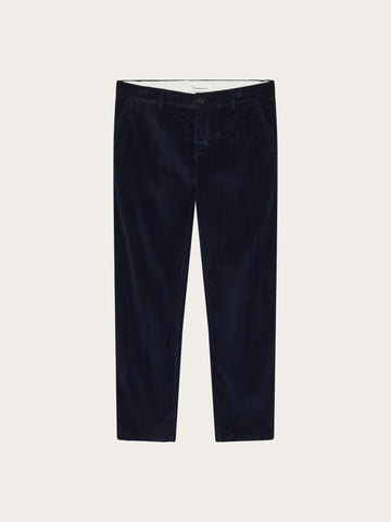 KnowledgeCotton Apparel - MEN Chuck regular corduroy pants Pants 1412 Night Sky