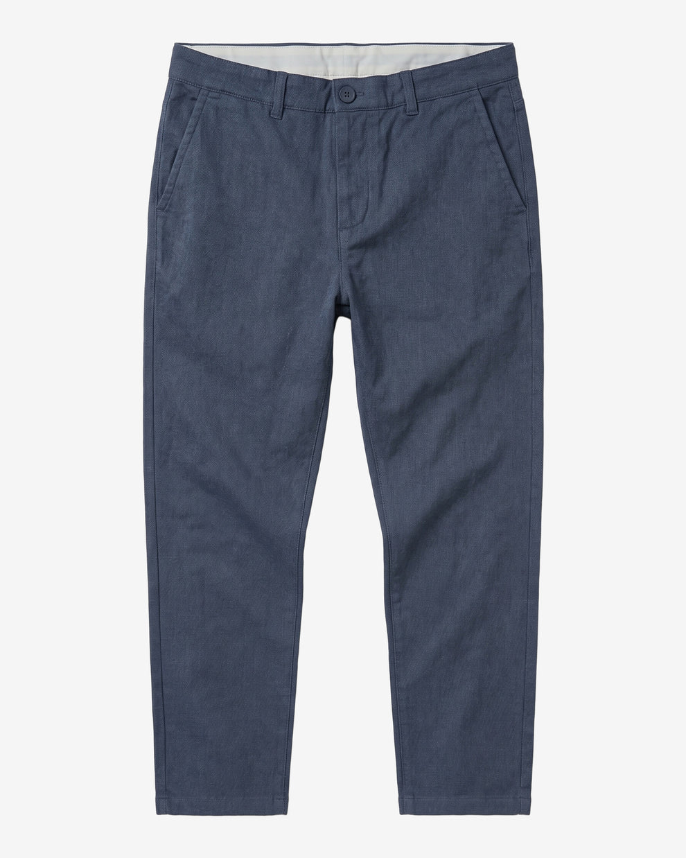 KnowledgeCotton Apparel - MEN Chuck regular flannel pants Pants 1226 Vintage Indigo