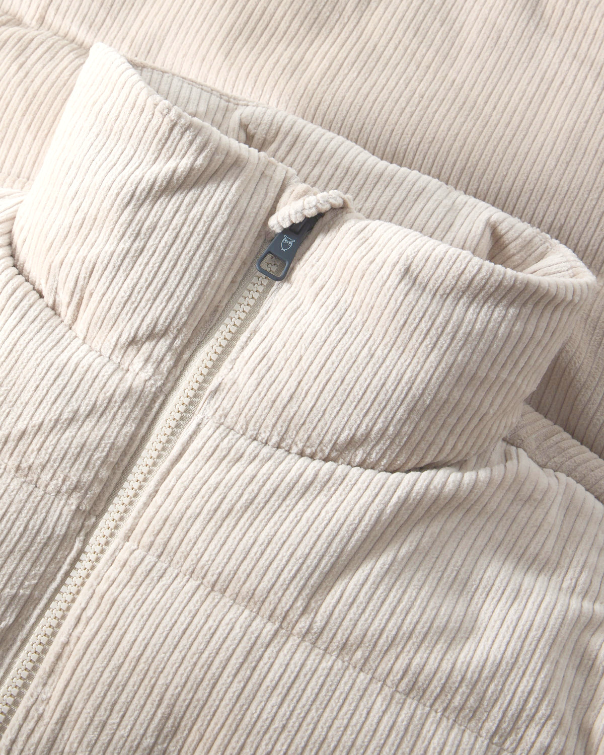 KnowledgeCotton Apparel - MEN Corduroy Puffer Jacket Jackets 1228 Light feather gray