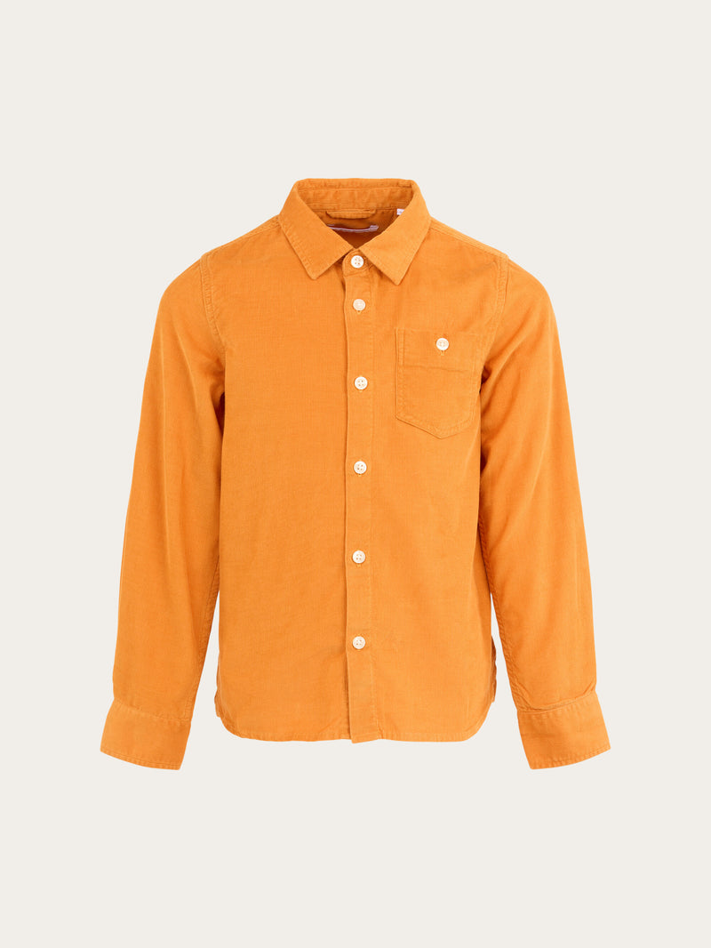 KnowledgeCotton Apparel - YOUNG Corduroy shirt Shirts 1365 Desert Sun