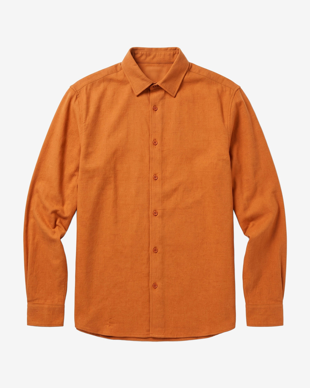 KnowledgeCotton Apparel - MEN Dune regular flannel shirt Shirts 1502 Golden Oak