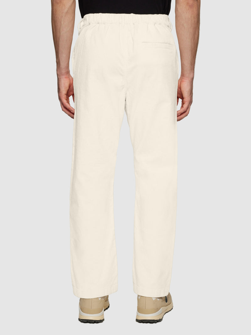 KnowledgeCotton Apparel - MEN FIG 14 wales corduroy pants - GOTS/Vegan Pants 1387 Egret