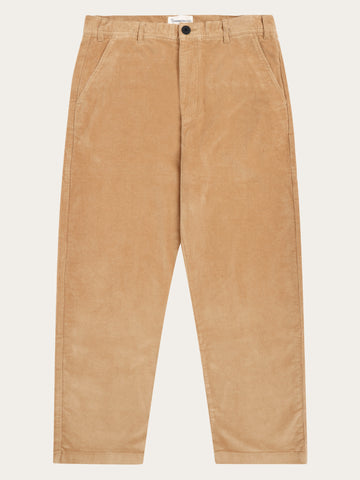 KnowledgeCotton Apparel - MEN FLINT wide corduroy chino pants Pants 1484 Apple Cinnamon