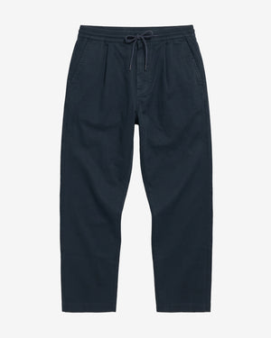 KnowledgeCotton Apparel - MEN Fig comfort canvas pants Pants 1001 Total Eclipse