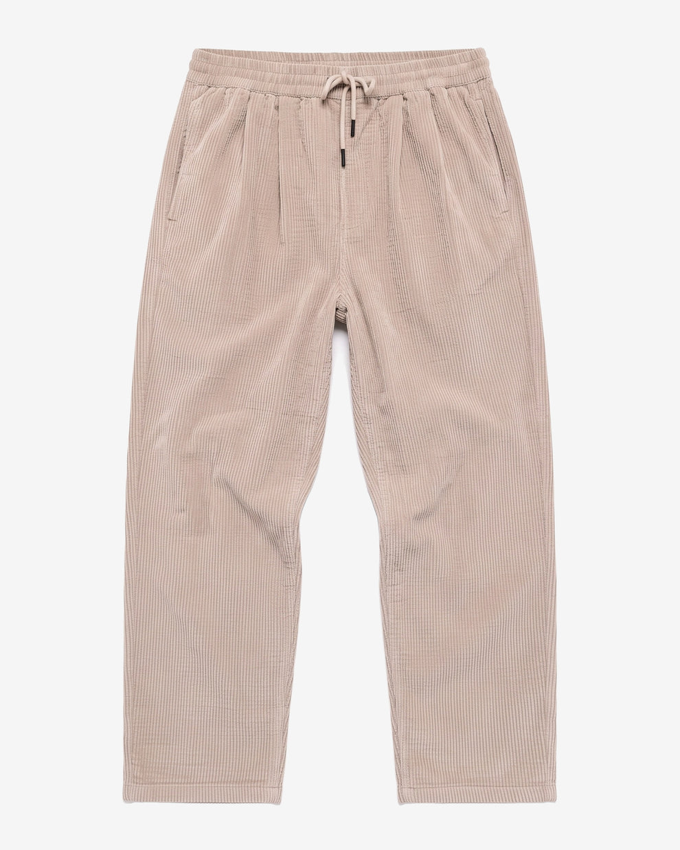 KnowledgeCotton Apparel - WMN Hazy relaxed corduroy pants Pants 1228 Light feather gray