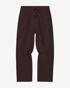 KnowledgeCotton Apparel - WMN Hazy relaxed corduroy pants Pants 1487 Chocolate Torte