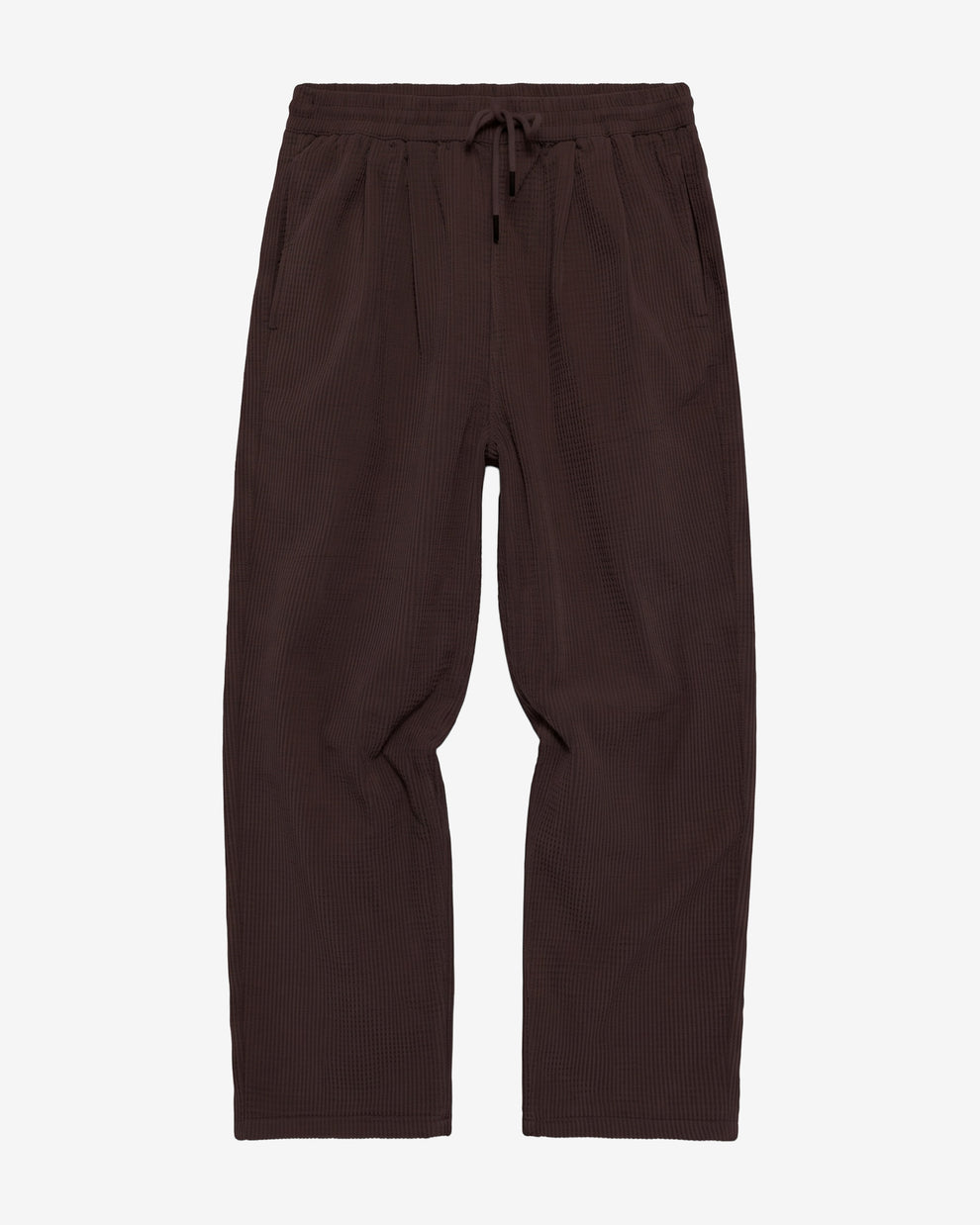 KnowledgeCotton Apparel - WMN Hazy relaxed corduroy pants Pants 1487 Chocolate Torte