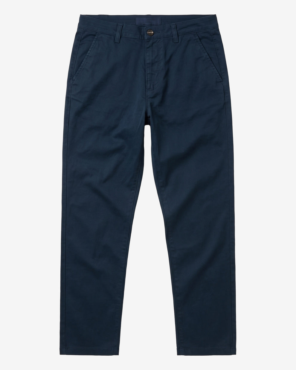 KnowledgeCotton Apparel - WMN Iris slim pique pant Pants 1001 Total Eclipse