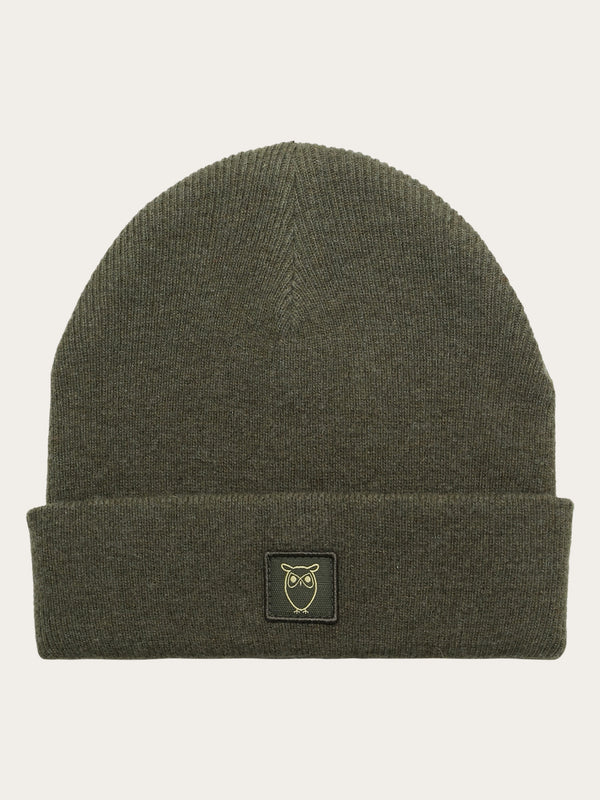 KnowledgeCotton Apparel - YOUNG Kids Wool beanie Hats 1090 Forrest Night