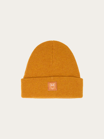KnowledgeCotton Apparel - YOUNG Kids Wool beanie Hats 1365 Desert Sun