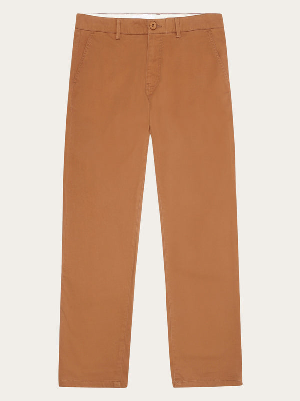 KnowledgeCotton Apparel - MEN LUCA slim twill chino pants Pants 1121 Dachshund