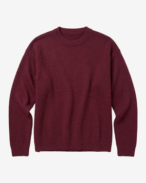KnowledgeCotton Apparel - WMN Lambswool crew neck sweater Knits 1281 Fig