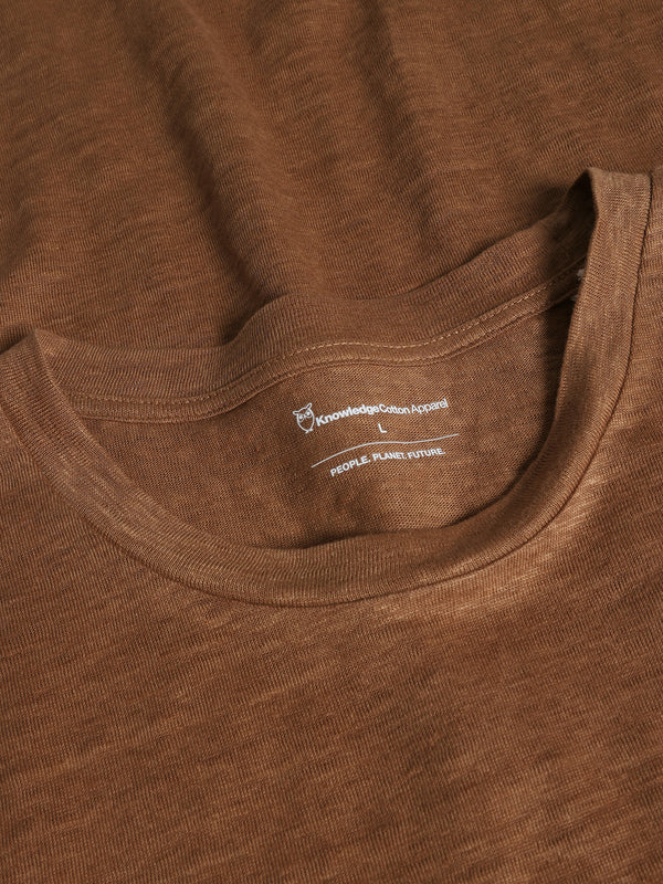 KnowledgeCotton Apparel - MEN Linen t-shirt T-shirts 1019 Tuffet