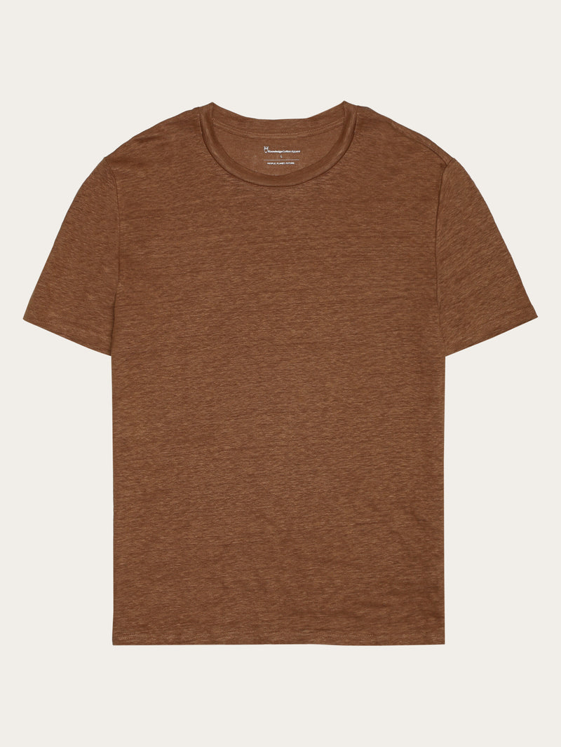 KnowledgeCotton Apparel - MEN Linen t-shirt T-shirts 1019 Tuffet