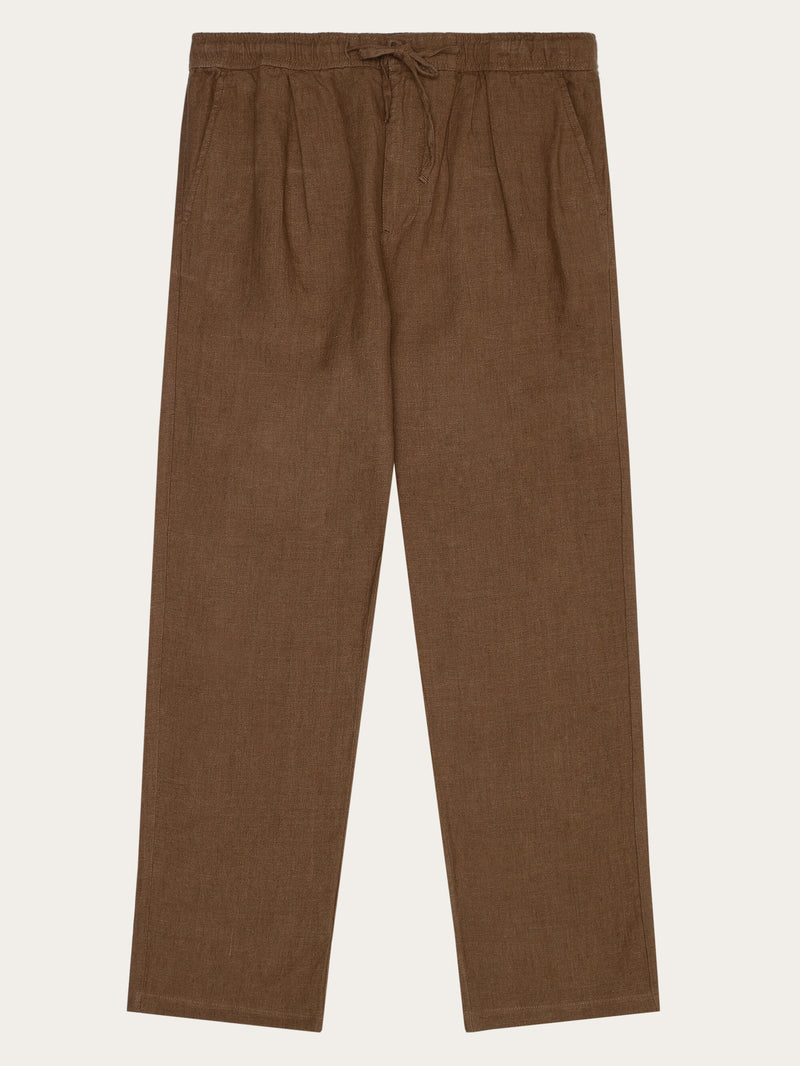 KnowledgeCotton Apparel - MEN Loose linen pant Pants 1019 Tuffet