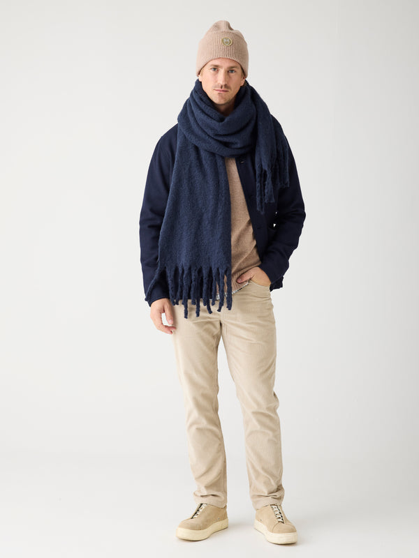 KnowledgeCotton Apparel - MEN Organic Cotton Chuck 5-pocket Corduroy Pants GOTS Pants 1228 Light feather gray