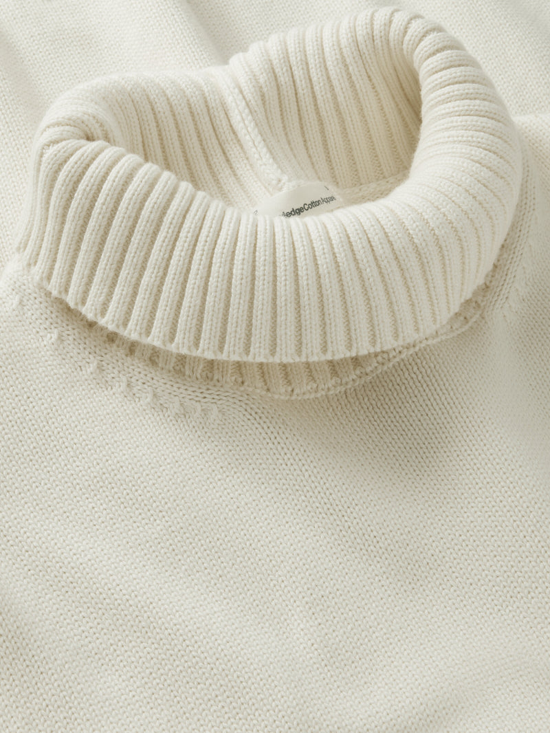 KnowledgeCotton Apparel - WMN Organic Cotton Crew Neck - Regenerative Organic Certified™ - GOTS/Vegan Knits 1387 Egret