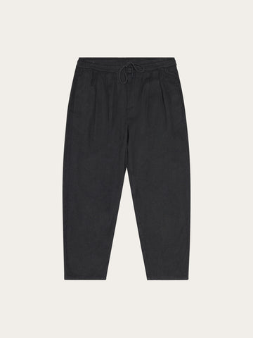 KnowledgeCotton Apparel - MEN Ozone relaxed flannel pant Pants 1487 Chocolate Torte