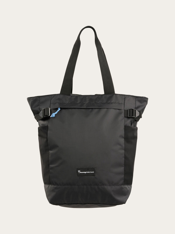 KnowledgeCotton Apparel - UNI Packable Tote backpack 25L Bags 1300 Black Jet