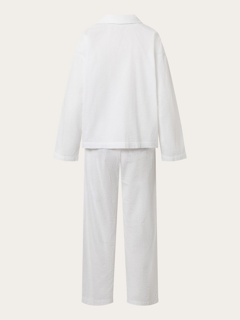 KnowledgeCotton Apparel - WMN Pyjamas set Homewear 1010 Bright White